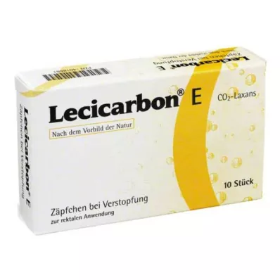 LECICARBON E CO2 Laxans yetişkin fitilleri, 10 adet LECICARBON E CO2 Laxans yetişkin fitilleri, 10 adet