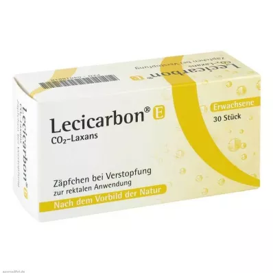 LECICARBON E CO2 Laxans yetişkin fitilleri, 30 adet LECICARBON E CO2 Laxans yetişkin fitilleri, 30 adet