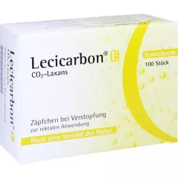 LECICARBON E CO2 Laxans yetişkin fitilleri, 100 adet