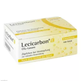 LECICARBON E CO2 Laxans yetişkin fitilleri, 100 adet