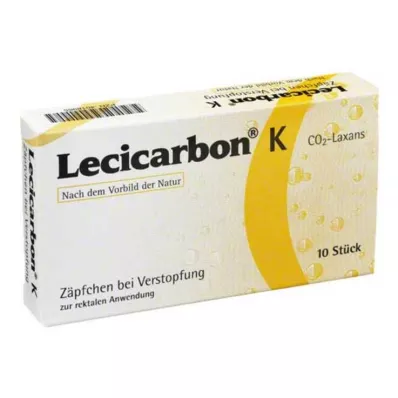 LECICARBON K CO2 Laxans pediatrik fitiller, 10 adet