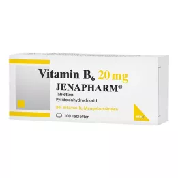 VITAMIN B6 20 mg Jenapharm tablet, 100 adet