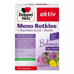 DOPPELHERZ Meno Kırmızı Yonca+Çuha Çiçeği Yağı+Biotin Kapsül, 30 Kapsül