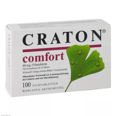CRATON Comfort film kaplı tabletler, 100 adet CRATON Comfort film kaplı tabletler, 100 adet