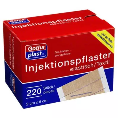 GOTHAPLAST Enjeksiyon tapaları 2x6 cm, 220 adet GOTHAPLAST Enjeksiyon tapaları 2x6 cm, 220 adet