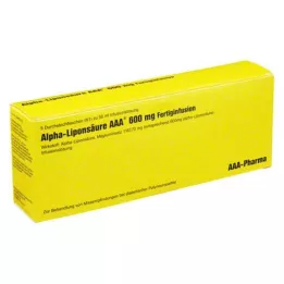 ALPHA LIPONSÄURE AAA 600 mg enjeksiyon şişeleri, 5X50 ml
