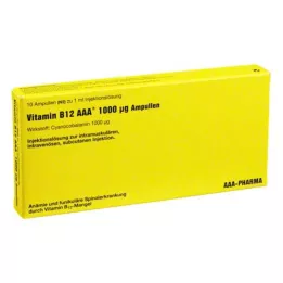 VITAMIN B12 AAA 1000 μg ampul, 10X1 ml