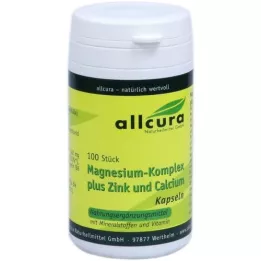 MAGNESIUM KOMPLEX m.Zink+Kalsiyum Kapsülleri, 100 Kapsül