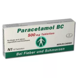 PARACETAMOL BC 500 mg tablet, 10 adet