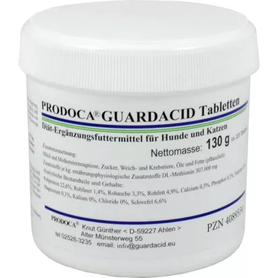 GUARDACID Veteriner tabletleri, 200 adet