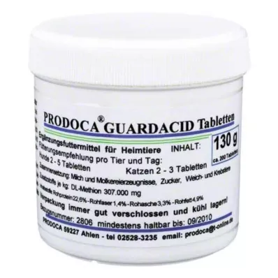 GUARDACID Veteriner tabletleri, 200 adet