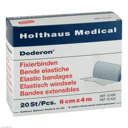 DEDERON Sabitleme bandajları 6 cmx4 m, 20 adet