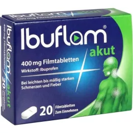 IBUFLAM akut 400 mg film kaplı tabletler, 20 adet