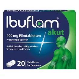 IBUFLAM akut 400 mg film kaplı tabletler, 20 adet