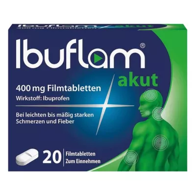 IBUFLAM akut 400 mg film kaplı tabletler, 20 adet