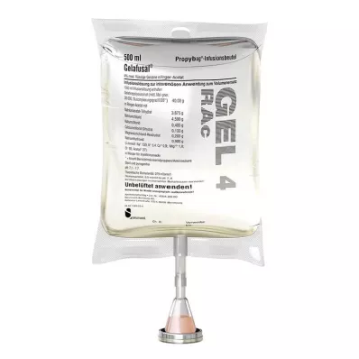 GELAFUSAL PP-Btl. infüzyon çözeltisi, 10X500 ml GELAFUSAL PP-Btl. infüzyon çözeltisi, 10X500 ml