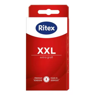 RITEX XXL Prezervatif, 8 adet RITEX XXL Prezervatif, 8 adet
