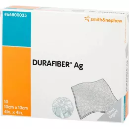 DURAFIBER Ag 10x10 cm bandaj, 10 adet