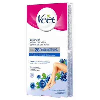 VEET Tüy dökücü şeritler hassas, 10X2 adet VEET Tüy dökücü şeritler hassas, 10X2 adet