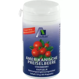 PREISELBEERE Amerikan 400 mg kapsül, 60 adet