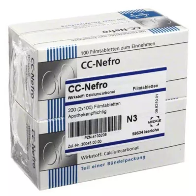 CC Nefro film kaplı tabletler, 200 adet CC Nefro film kaplı tabletler, 200 adet