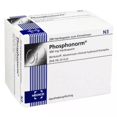 PHOSPHONORM Sert kapsüller, 200 adet PHOSPHONORM Sert kapsüller, 200 adet
