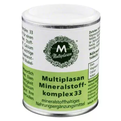 MULTIPLASAN Mineral Kompleksi 33 Tablet, 350 Kapsül