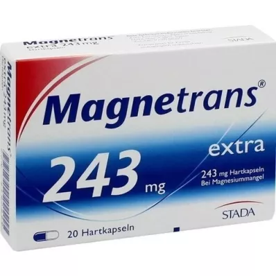 MAGNETRANS ekstra 243 mg sert kapsül, 20 adet
