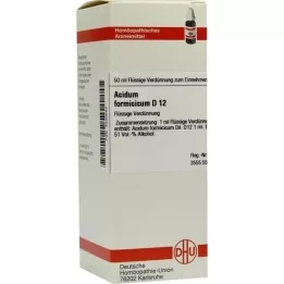 ACIDUM FORMICICUM D 12 seyreltme, 50 ml