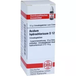 ACIDUM HYDROCHLORICUM D 12 globül, 10 g