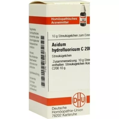 ACIDUM HYDROFLUORICUM C 200 globül, 10 g
