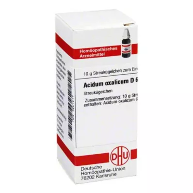 DHU acidum oxalicum D 6 kürecik, 10 g DHU acidum oxalicum D 6 kürecik, 10 g