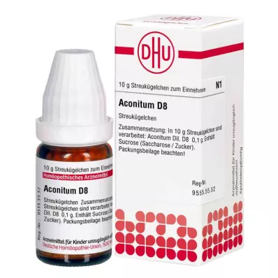 Aconitum D8 kürecikleri (10 g) Aconitum D8 kürecikleri (10 g)