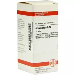 ALLIUM CEPA D 12 Tablet, 80 Kapsül