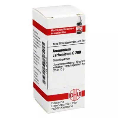 AMMONIUM CARBONICUM C 200 globül, 10 g