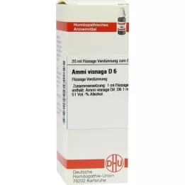 AMMI VISNAGA D 6 seyreltme, 20 ml