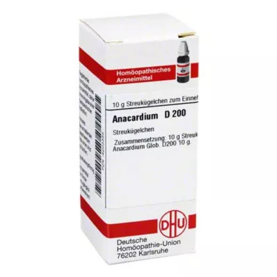 DHU Anacardium D 200 kürecik, 10 g DHU Anacardium D 200 kürecik, 10 g