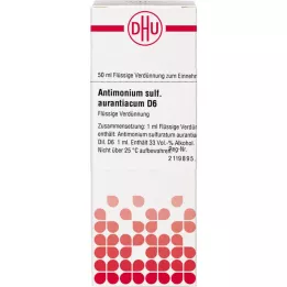 ANTIMONIUM SULFURATUM aurantiacum D 6 seyreltme, 50 ml