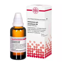 ANTIMONIUM SULFURATUM aurantiacum D 6 seyreltme, 50 ml