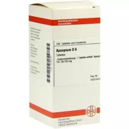 APOCYNUM D 6 Tablet, 200 Kapsül