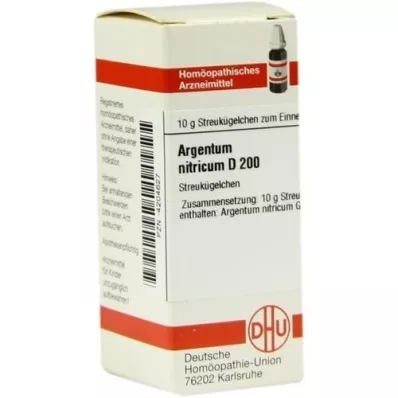 ARGENTUM NITRICUM D 200 globül, 10 g