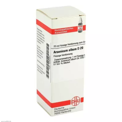ARSENICUM ALBUM D 20 seyreltme, 20 ml ARSENICUM ALBUM D 20 seyreltme, 20 ml