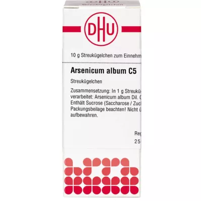 ARSENICUM ALBUM C 5 globül, 10 g