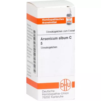 DHU Arsenicum albümü C 5 kürecik, 10 g DHU Arsenicum albümü C 5 kürecik, 10 g
