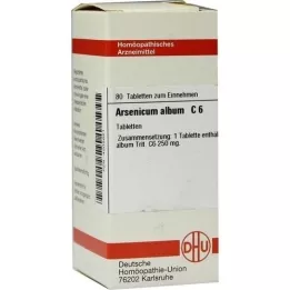 ARSENICUM ALBUM C 6 Tablet, 80 Kapsül