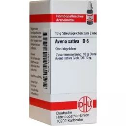 AVENA SATIVA D 6 globül, 10 g