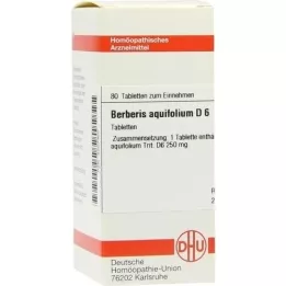 BERBERIS AQUIFOLIUM D 6 Tablet, 80 Kapsül