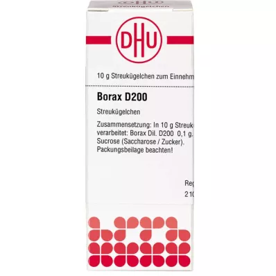 BORAX D 200 globül, 10 g