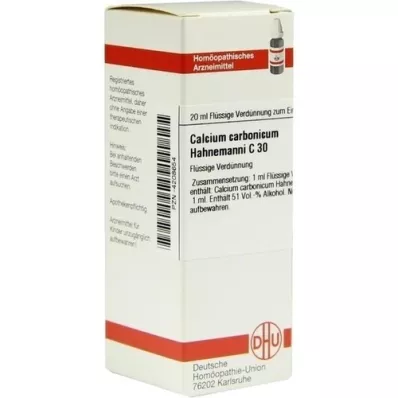 CALCIUM CARBONICUM Hahnemanni C 30 Dilüsyon, 20 ml