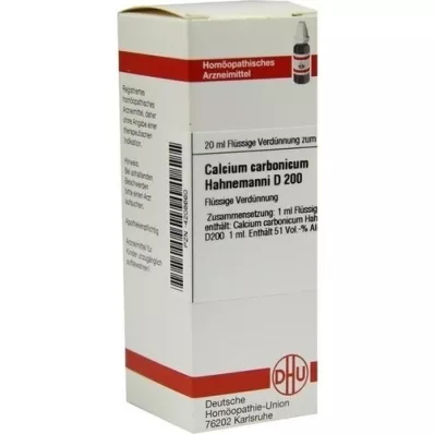 CALCIUM CARBONICUM Hahnemanni D 200 Dilüsyon, 20 ml